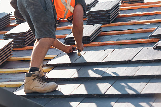 Verified roofer carrying out work